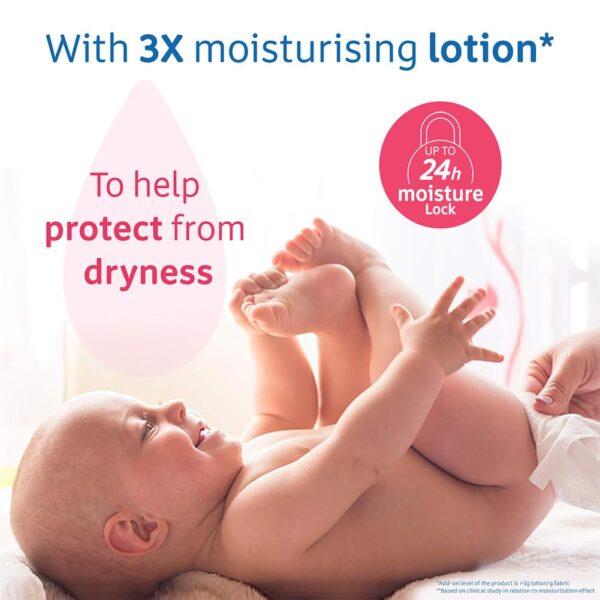 Johnson's Baby Wet Wipes | Alcohol & Soap Free | Prevents Rashes & Redness |(Pack of 5) (360 Wet Wipes)